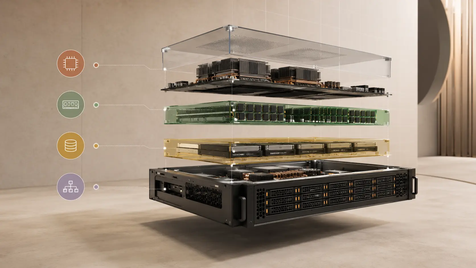 Open every layer of a virtual server.